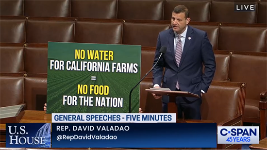 Rep. Valadao urges Reclamation to significantly increase water allocations
