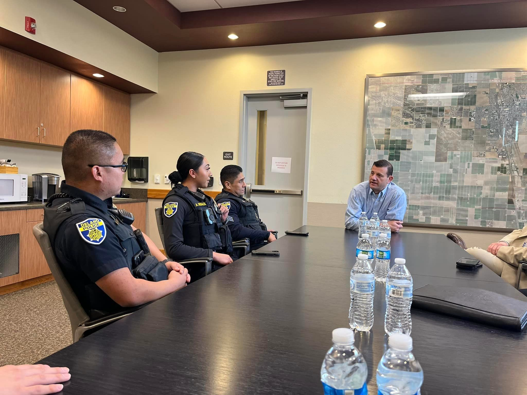 Rep. Valadao meets with Delano Police Department