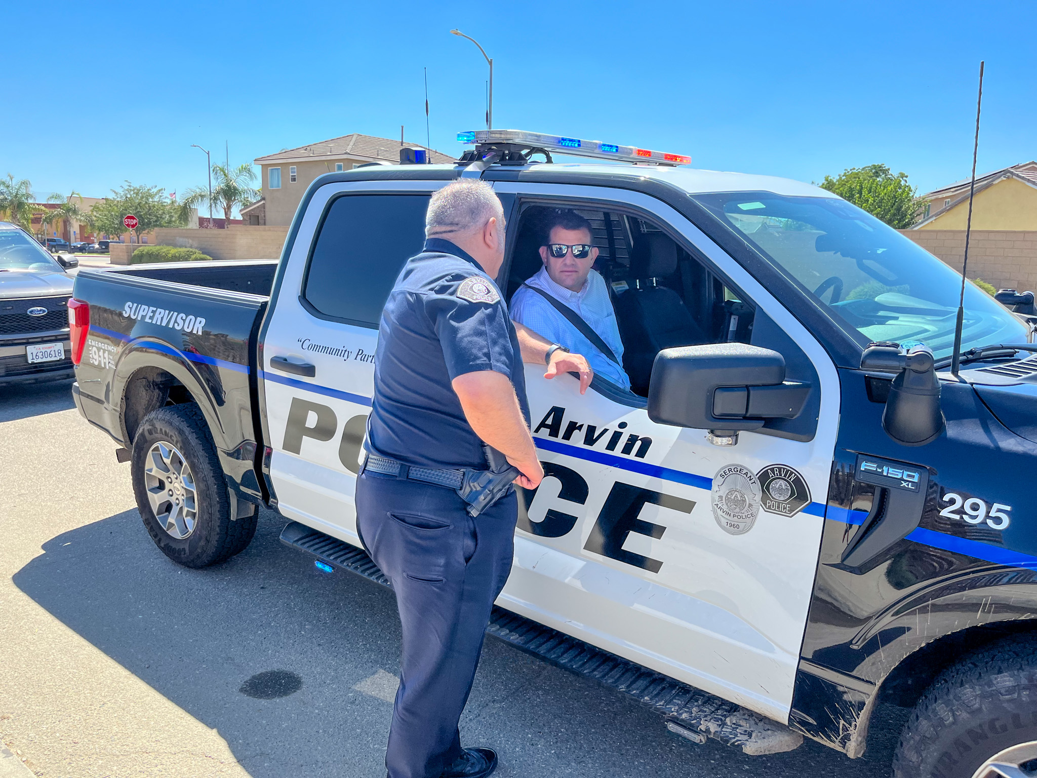 Rep. Valadao participates in ride along with Arvin Police Chief