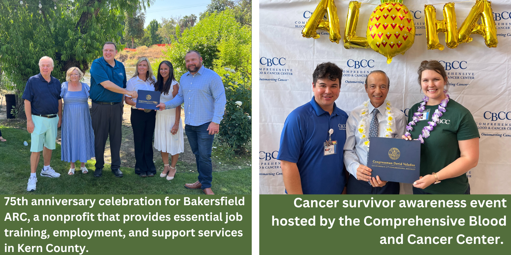 75th anniversary celebration for Bakersfield ARC and cancer survivor awareness event hosted by the Blood Cancer Center