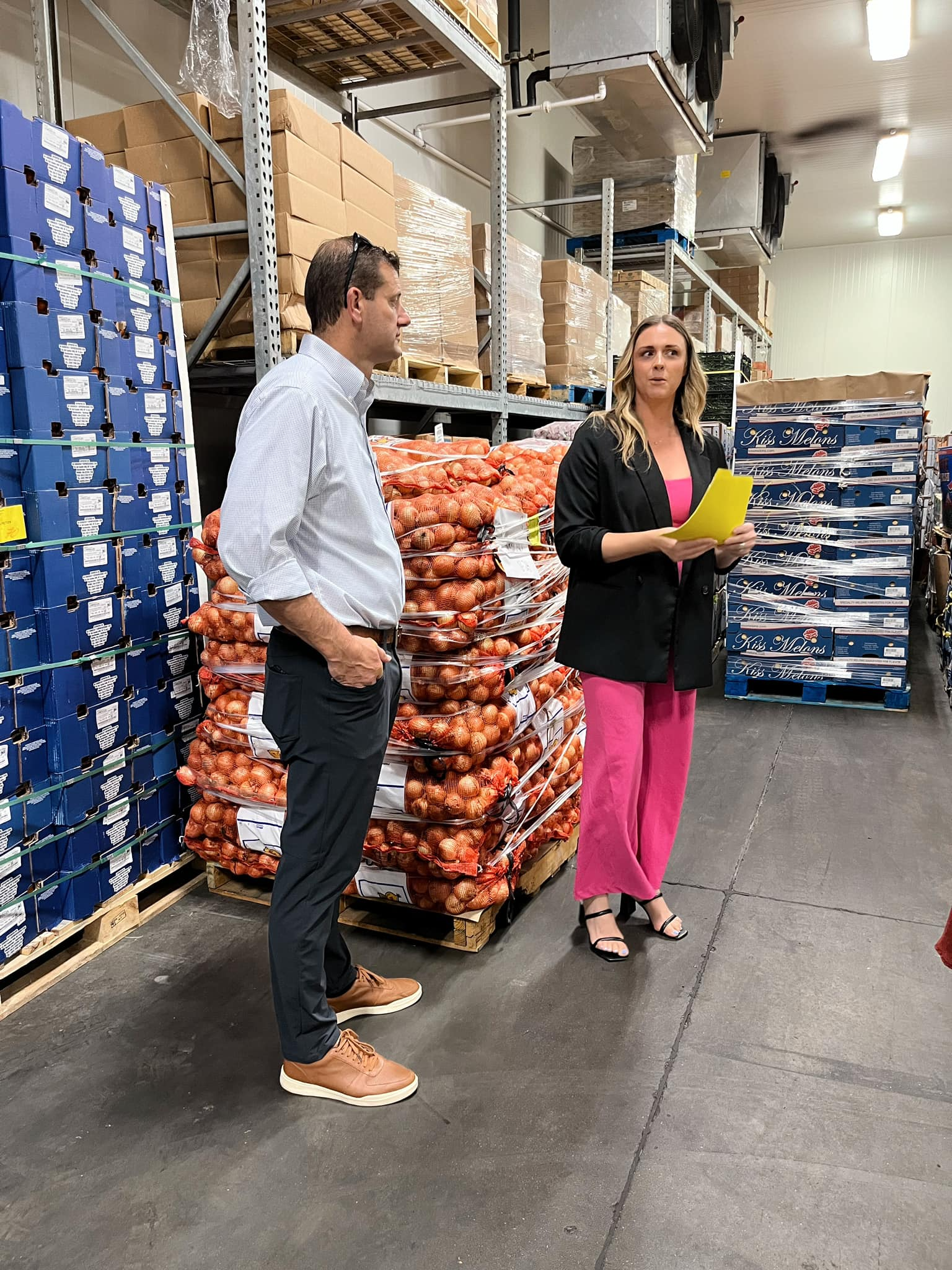 Rep. Valadao tours Central California Food Bank