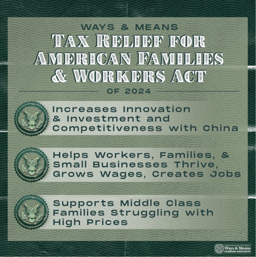 Rep. Valadao votes in support of the Tax Relief for American Families and Workers Act