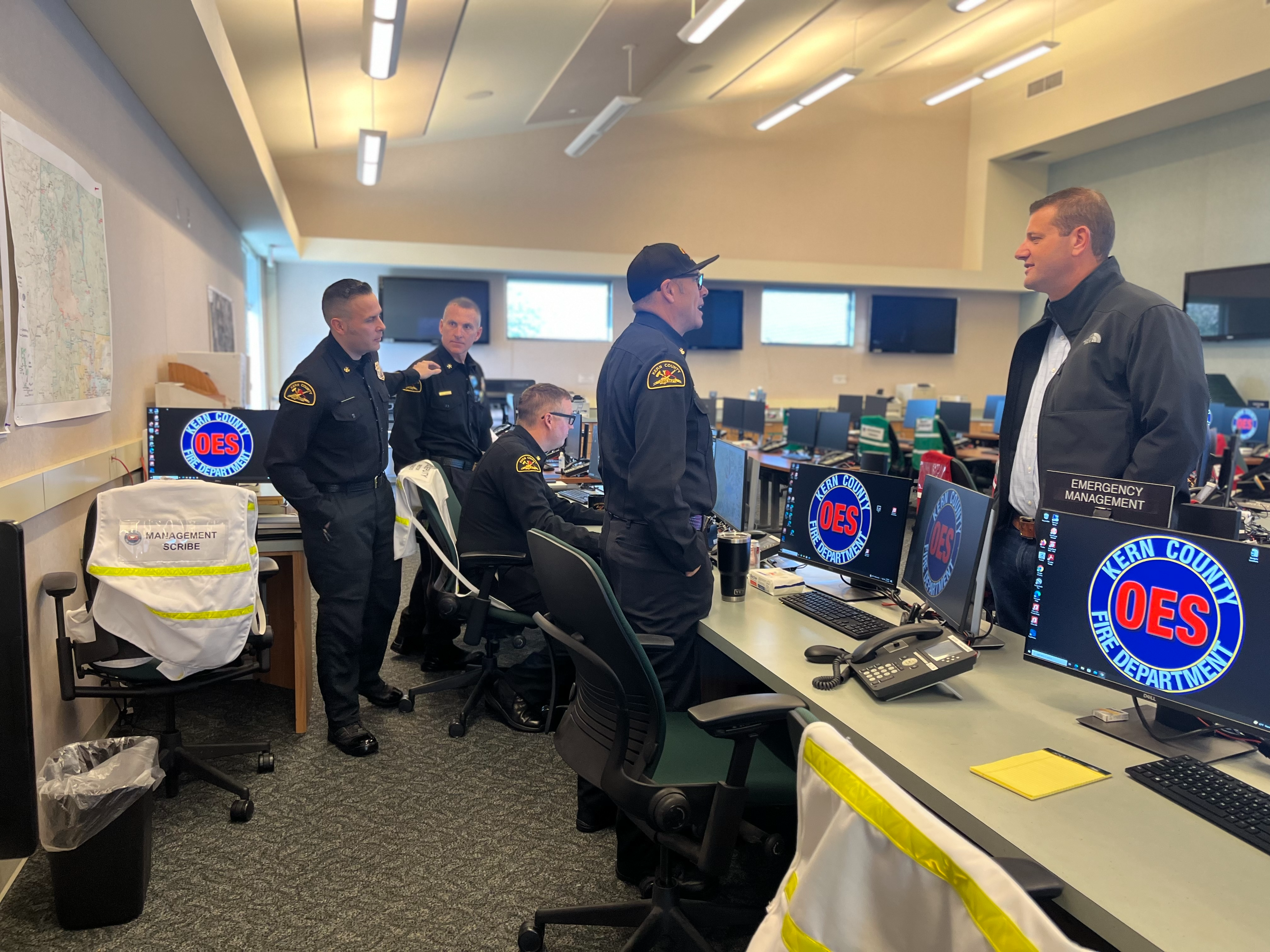 Congressman Valadao touring Kern County Emergency Operations Center