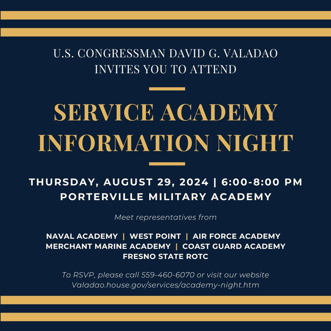 Service Academy Info Night