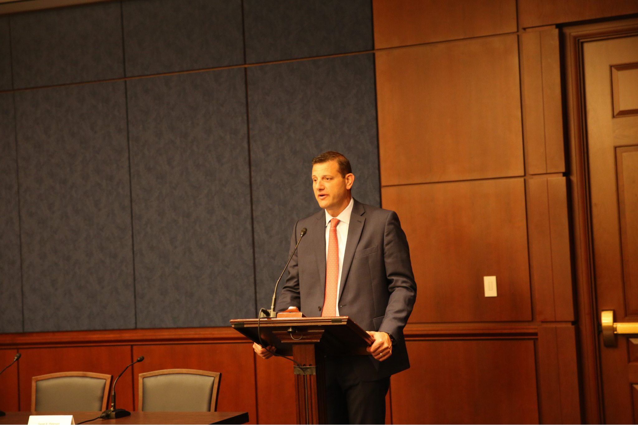 Rep. Valadao speaks at the Conrad 30 30th anniversary celebration