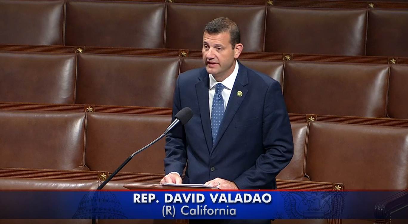 Rep. Valadao speaks on the House Floor during National Police Week