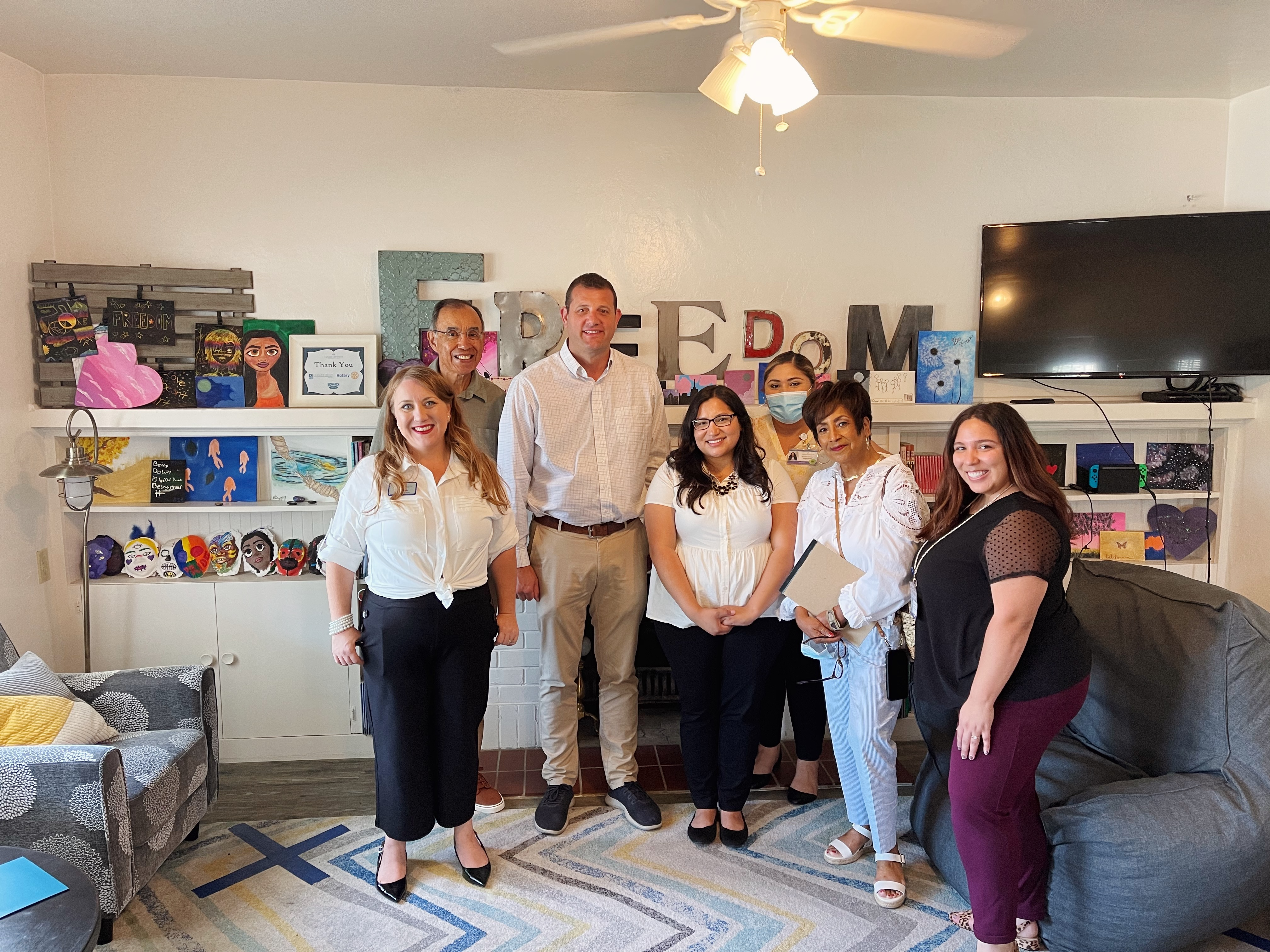 Congressman Valadao meeting with Family Services of Tulare County