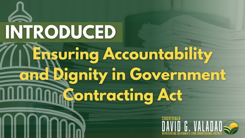 Ensuring Accountability and Dignity in Government Contracting Act