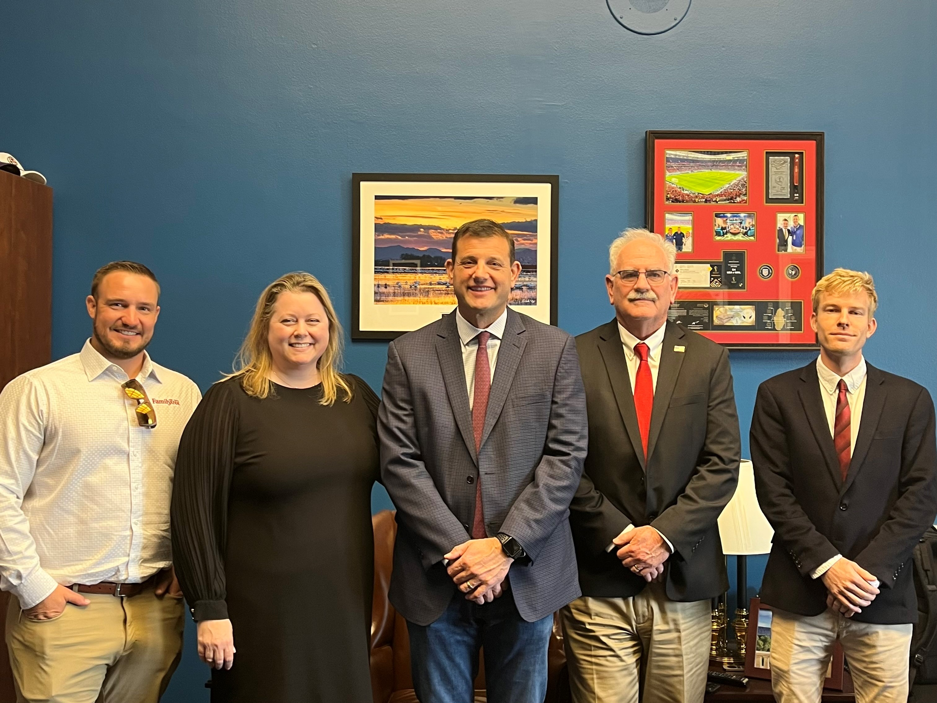 Rep. Valadao meeting the California Fresh Fruit Association