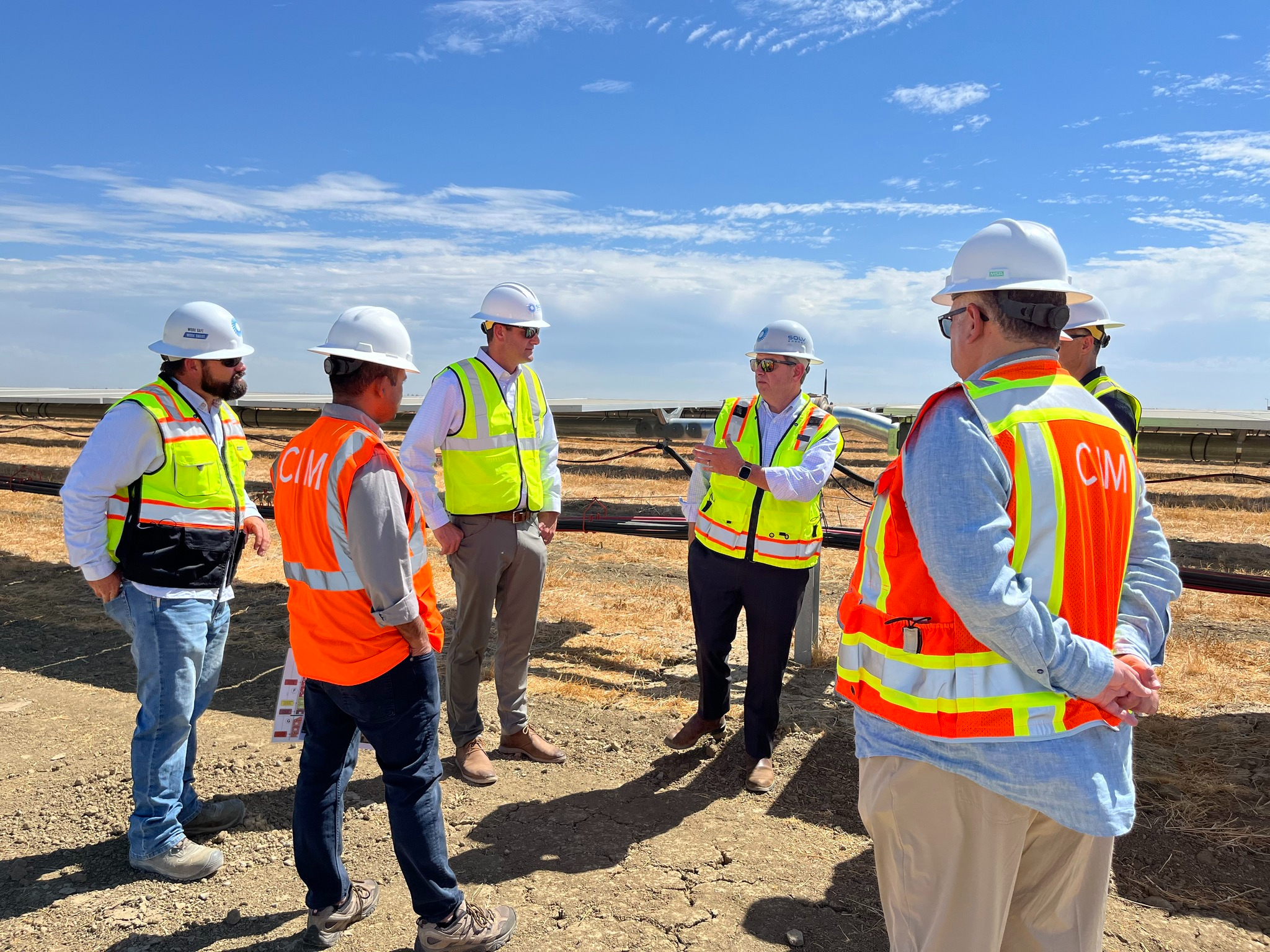 Rep. Valadao meets with the team at SOLV Energy