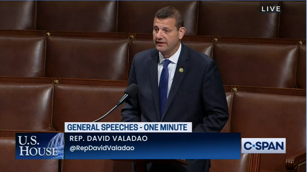 Rep. Valadao speaks on the House floor about upcoming storms in California