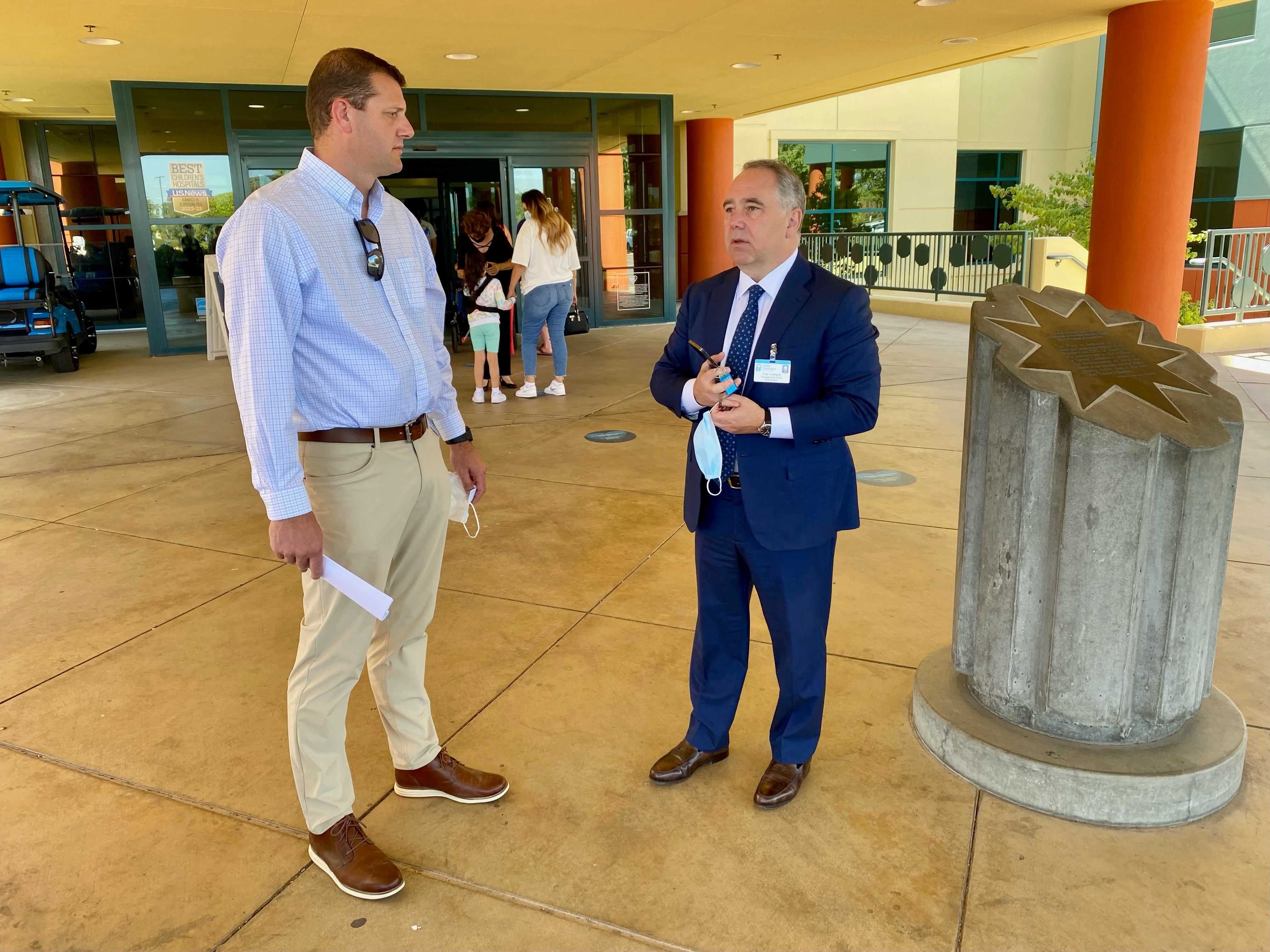 Congressman Valadao meeting with Valley Childrens Hospital