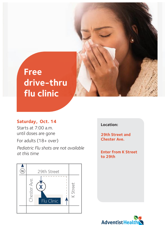 Get your free flu shot on October 14th!