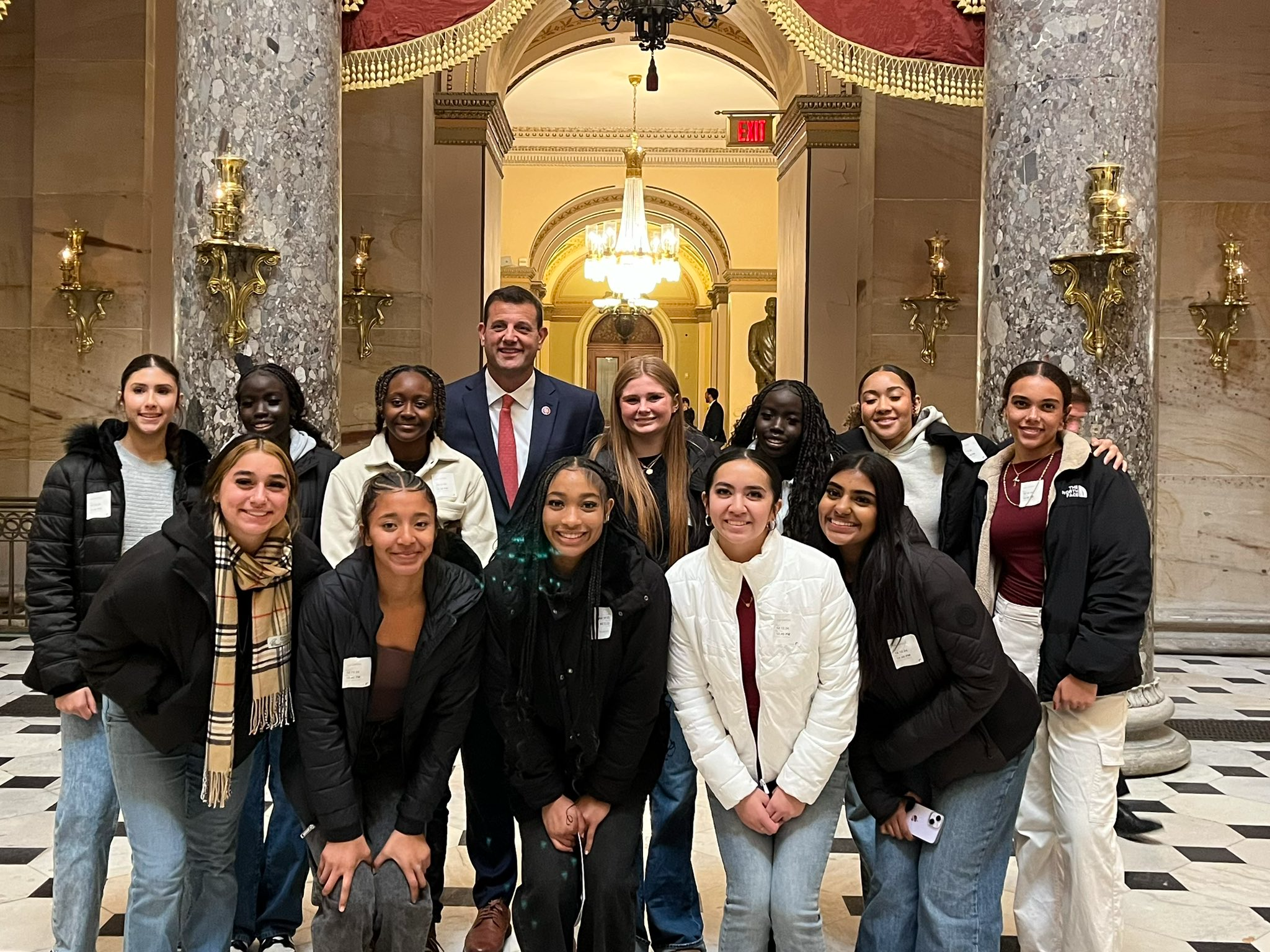 Rep. Valadao with Sierra Pacific Girls Basketball Team