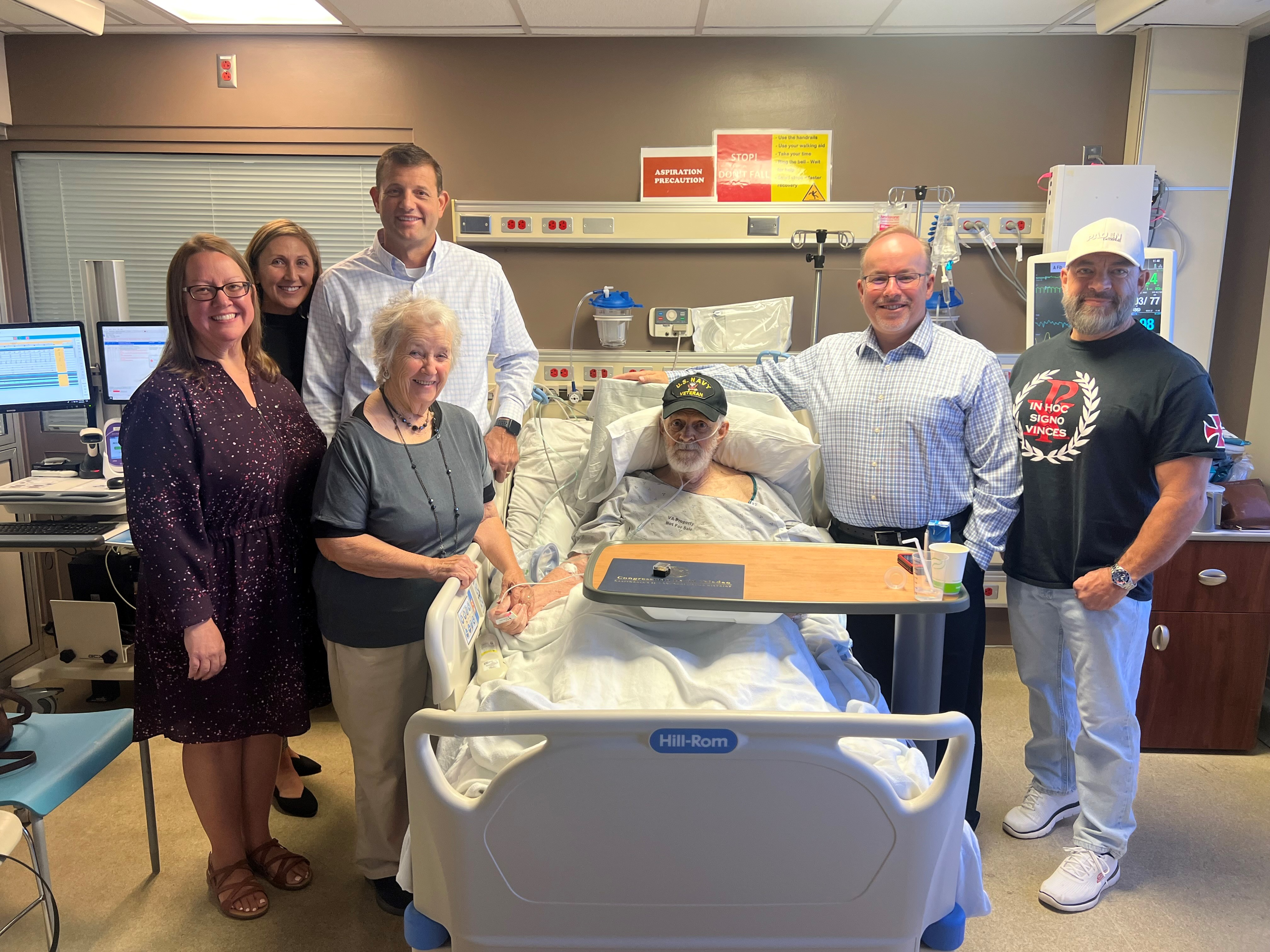 Rep. Valadao with Vietnam War Veteran