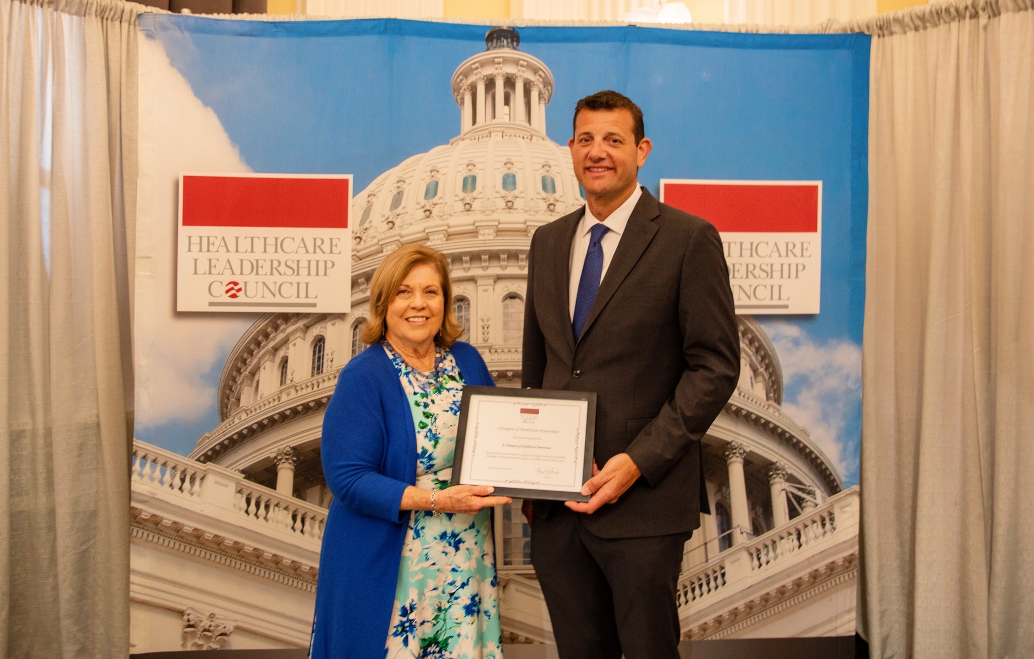 Rep. Valadao receives Champion of Healthcare Innovation Award