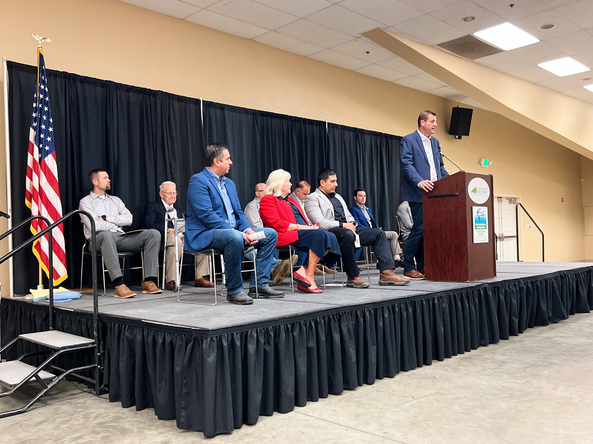 Rep. Valadao attends ground breaking at the International Agri-Center