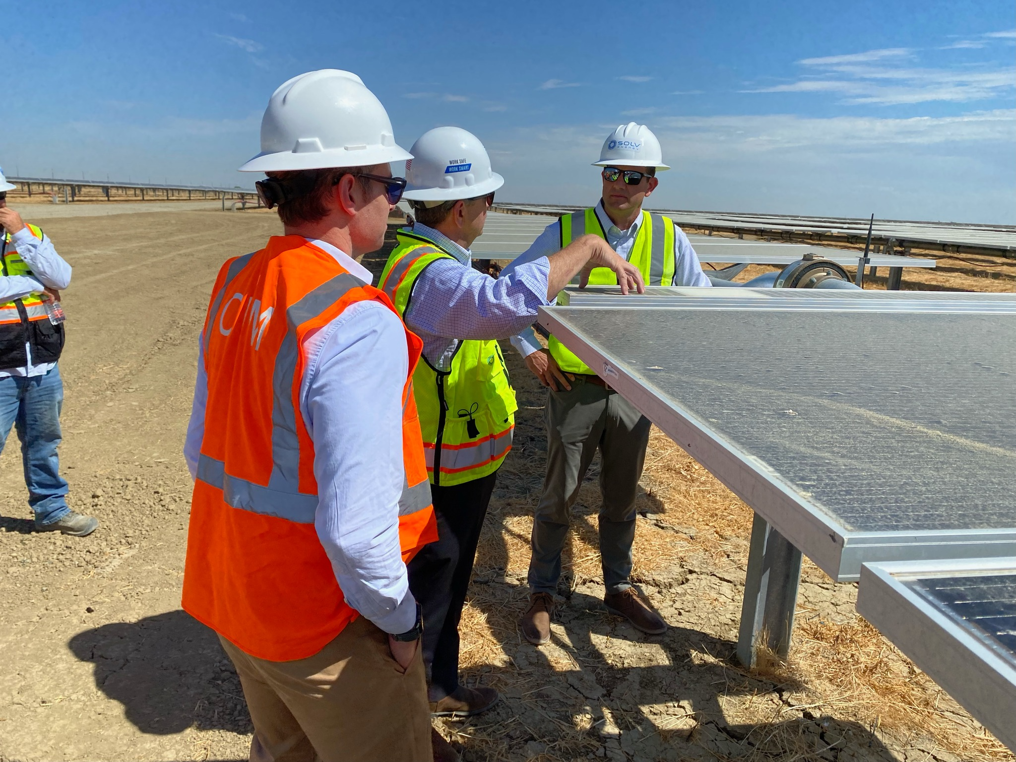 Rep. Valadao meets with the team at SOLV Energy