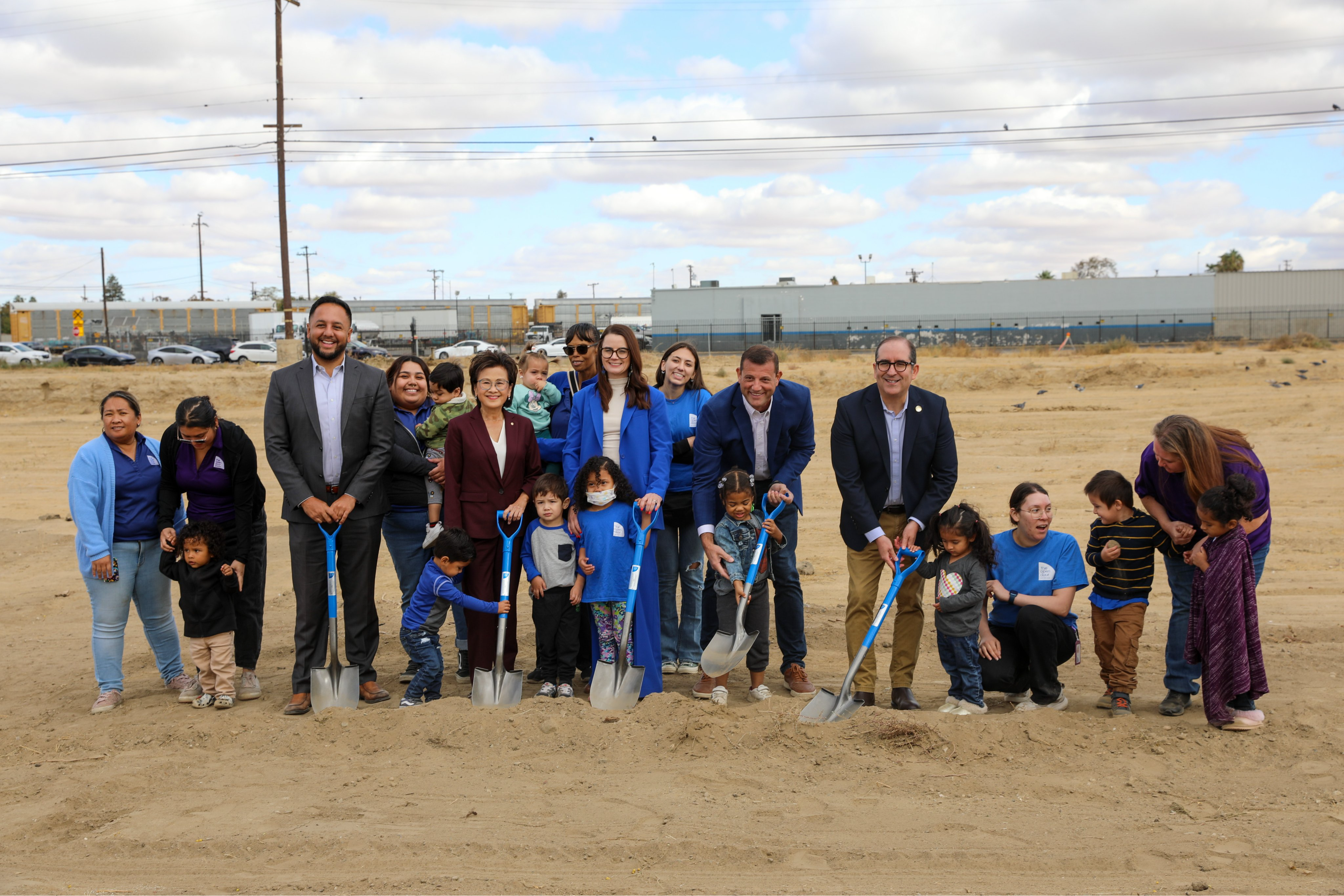 Rep. Valadao at Open Door Groundbreaking