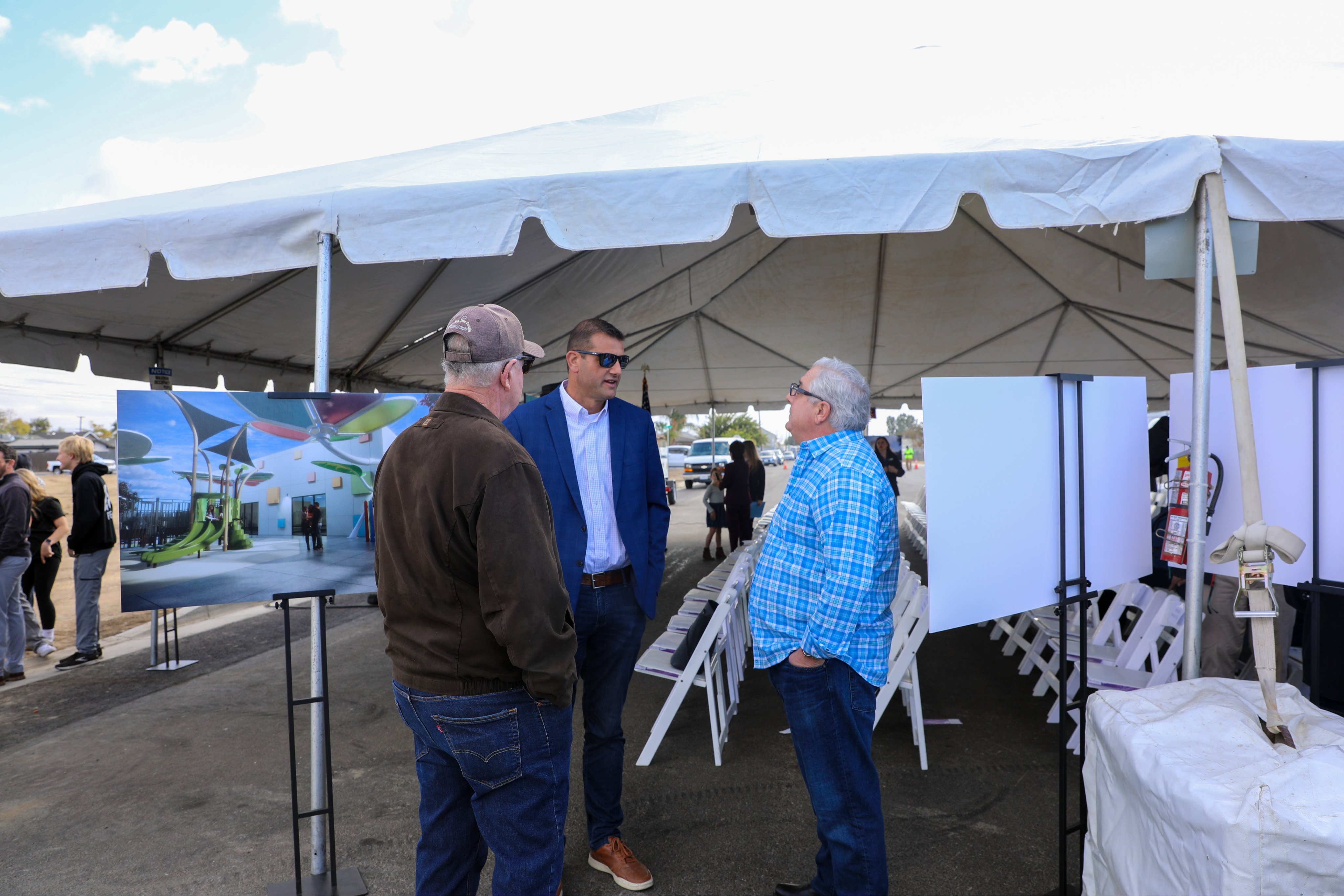 Rep. Valadao at Open Door Groundbreaking