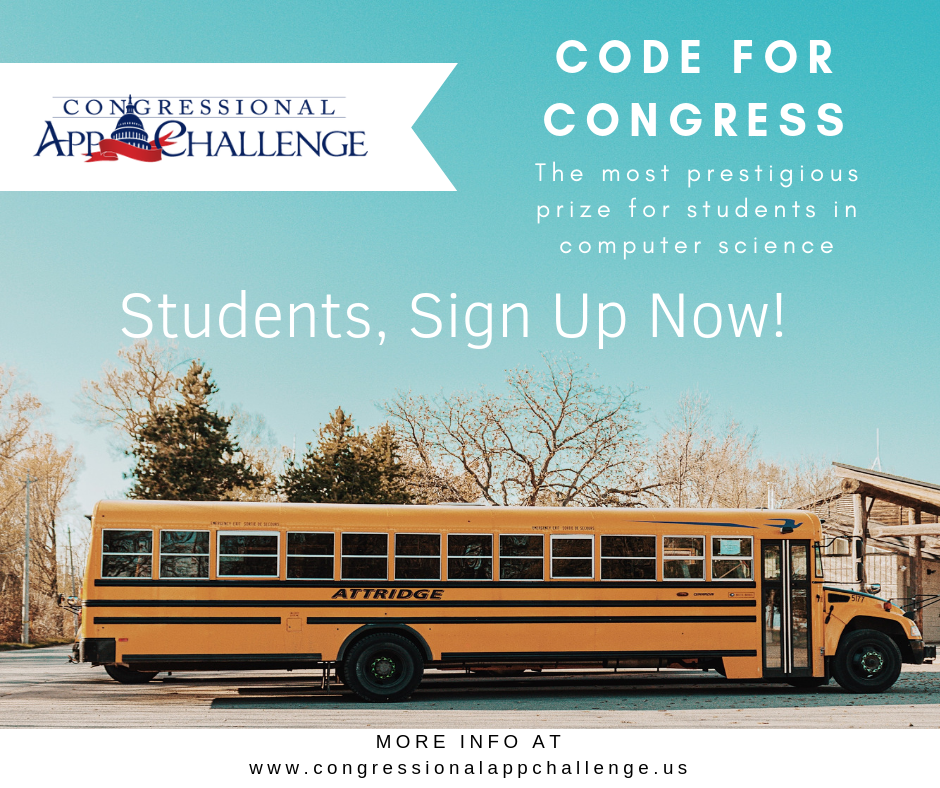 Sign up for the Congressional App Challenge today!