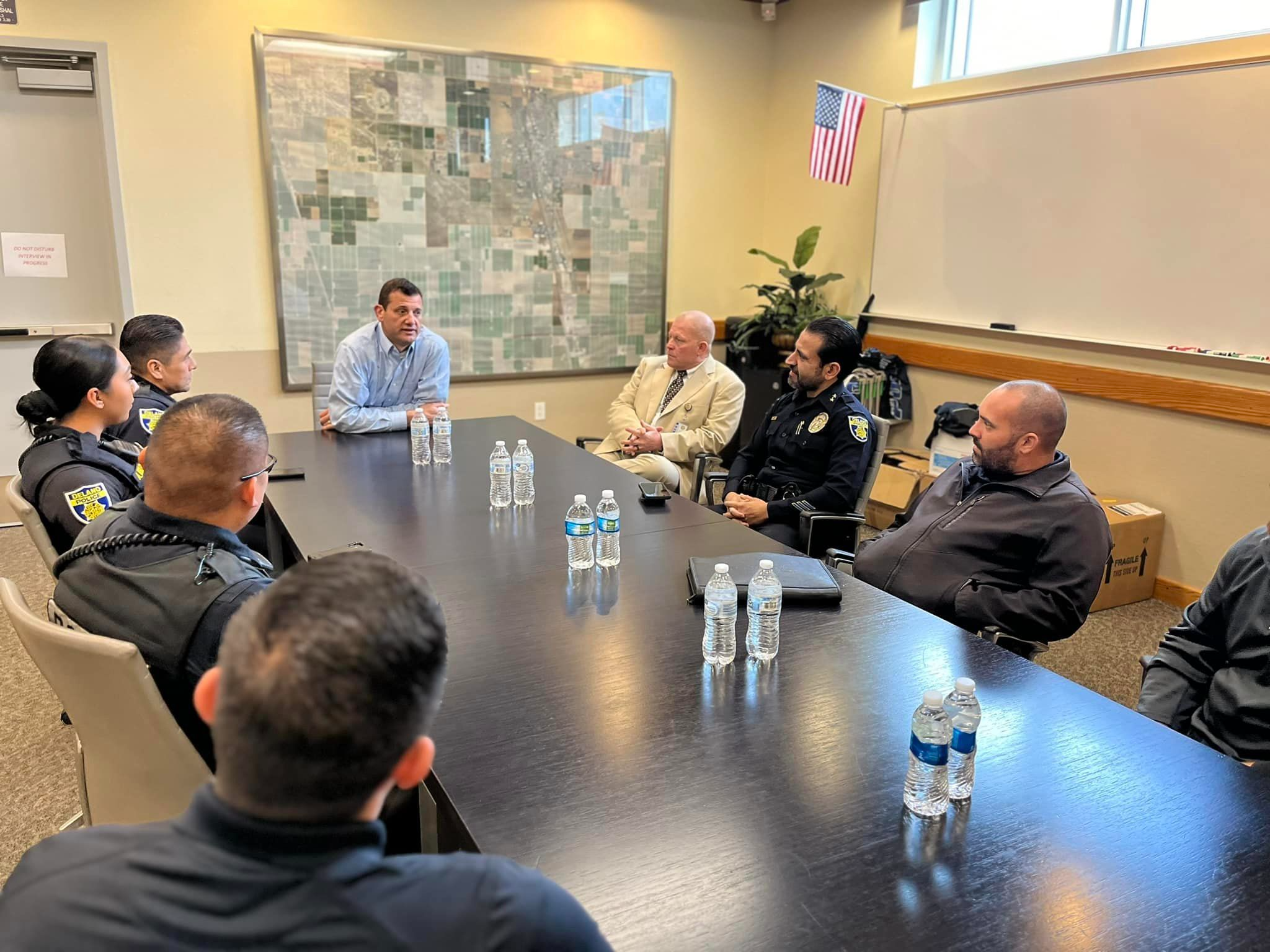 Rep. Valadao meets with Delano Police Department