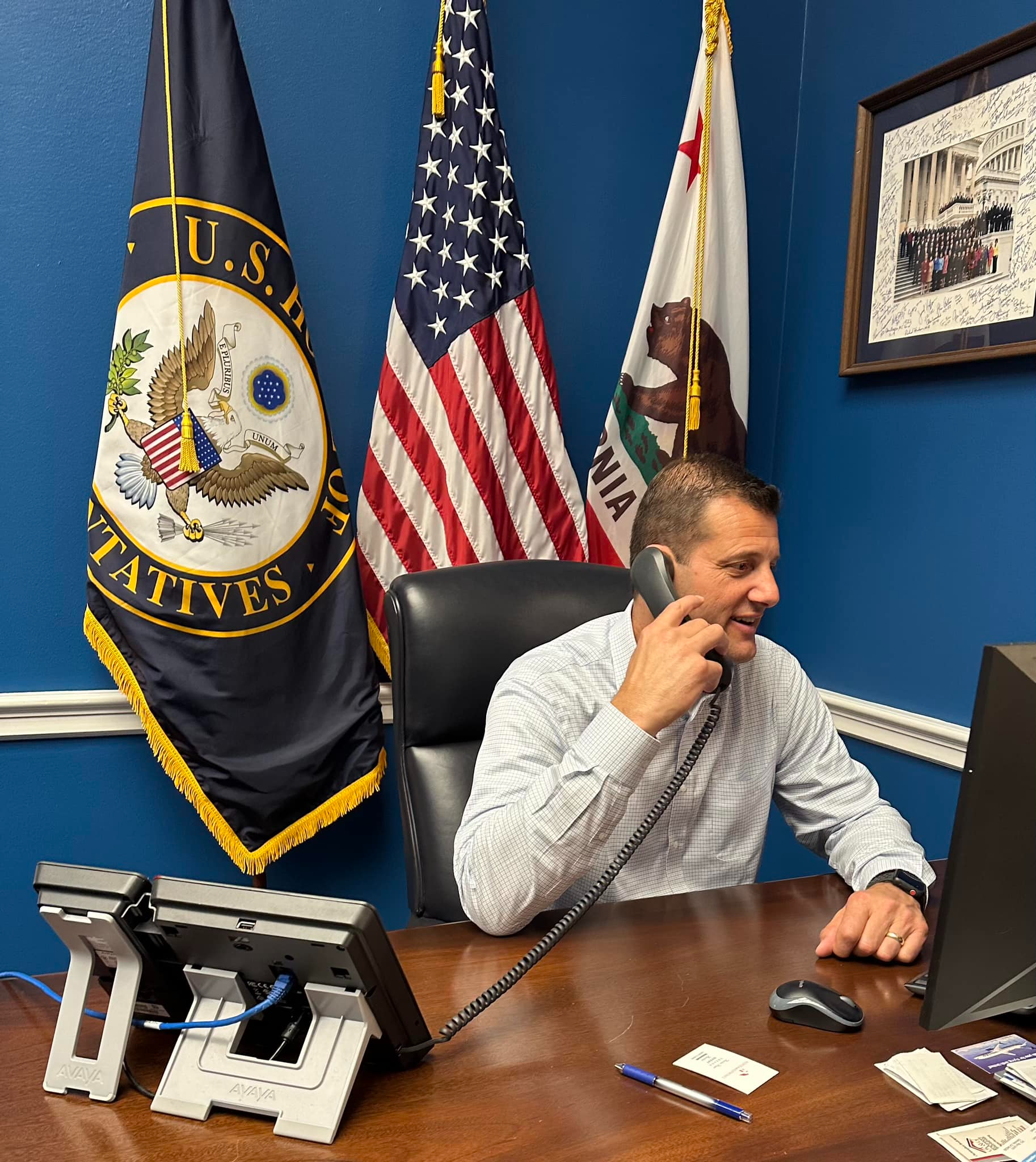 Rep. Valadao hosts telephone townhall