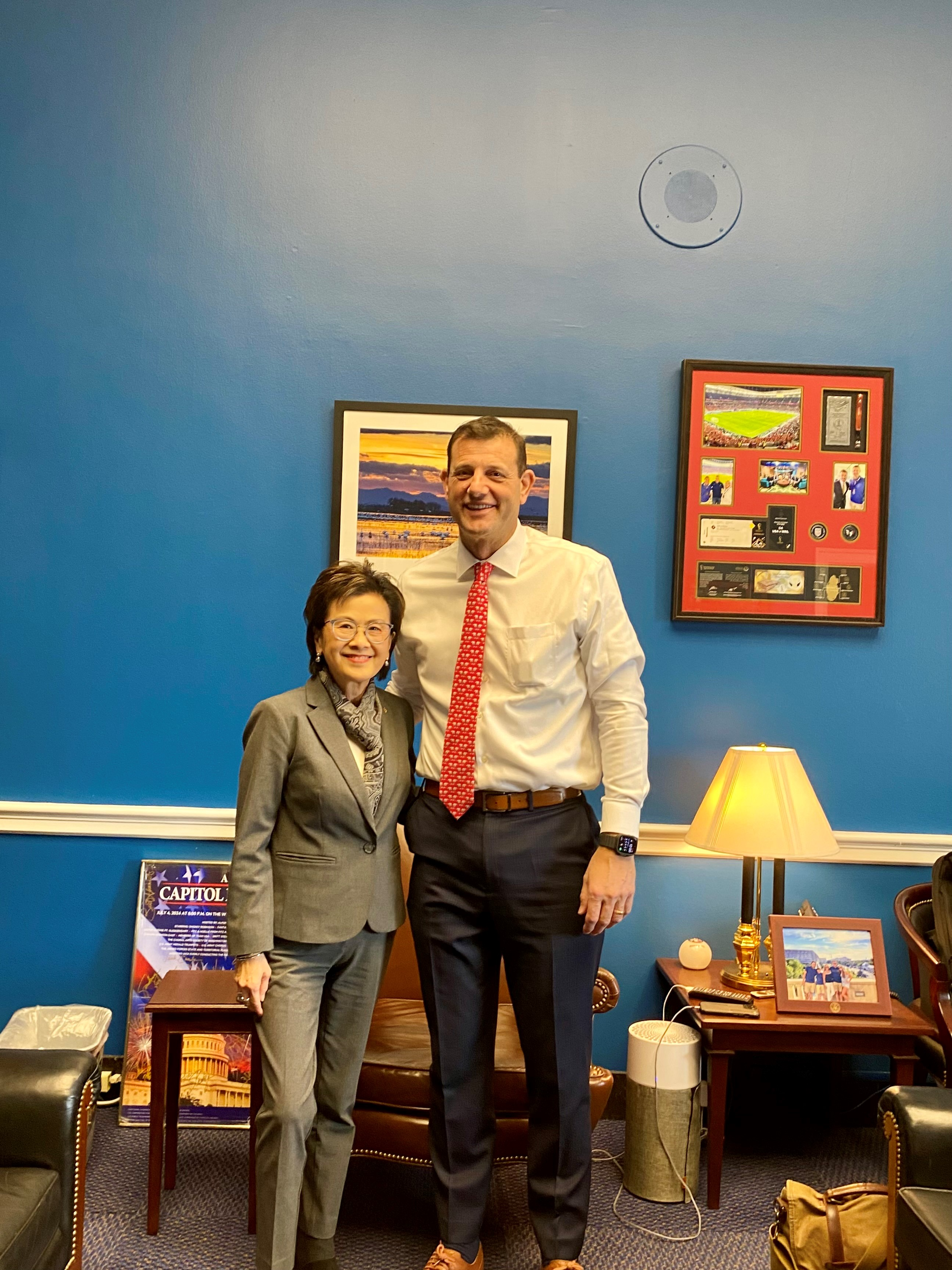 Rep. Valadao with Mayor Goh