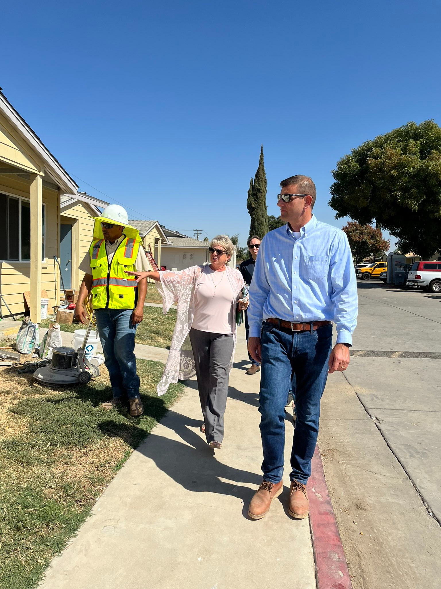 Rep. Valadao touring affordable housing unit