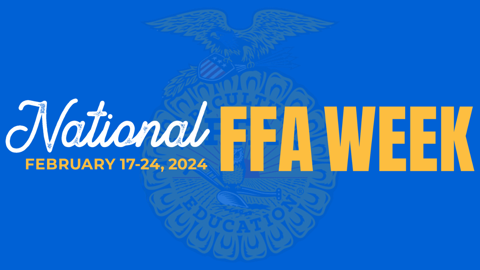 Happy FFA Week!