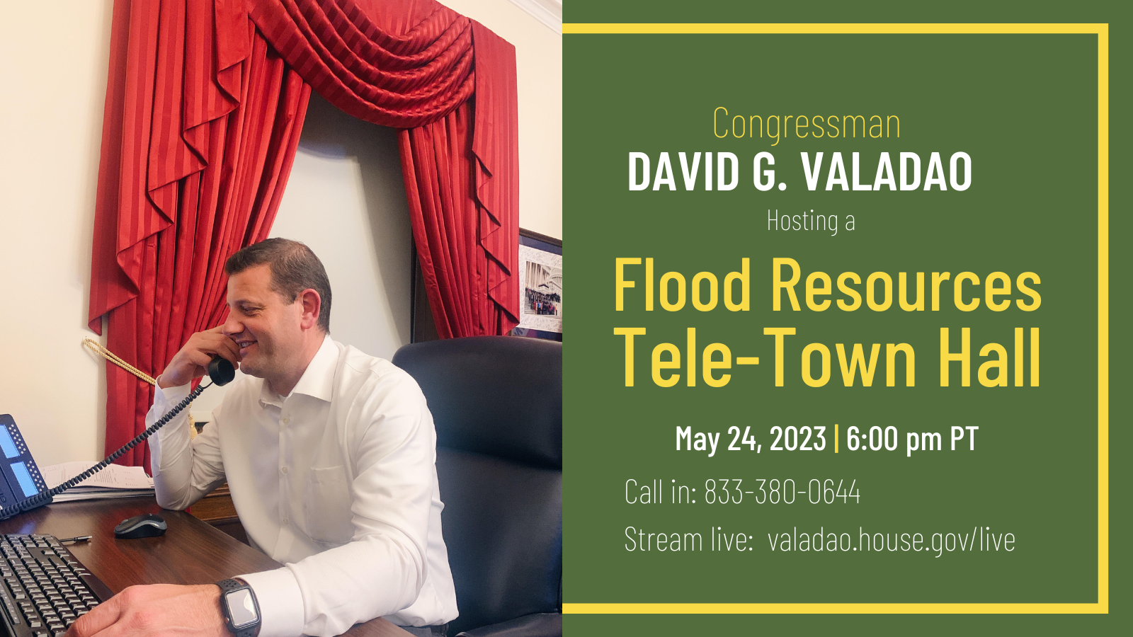 Sign up for our Flood Resources Tele-Town Hall