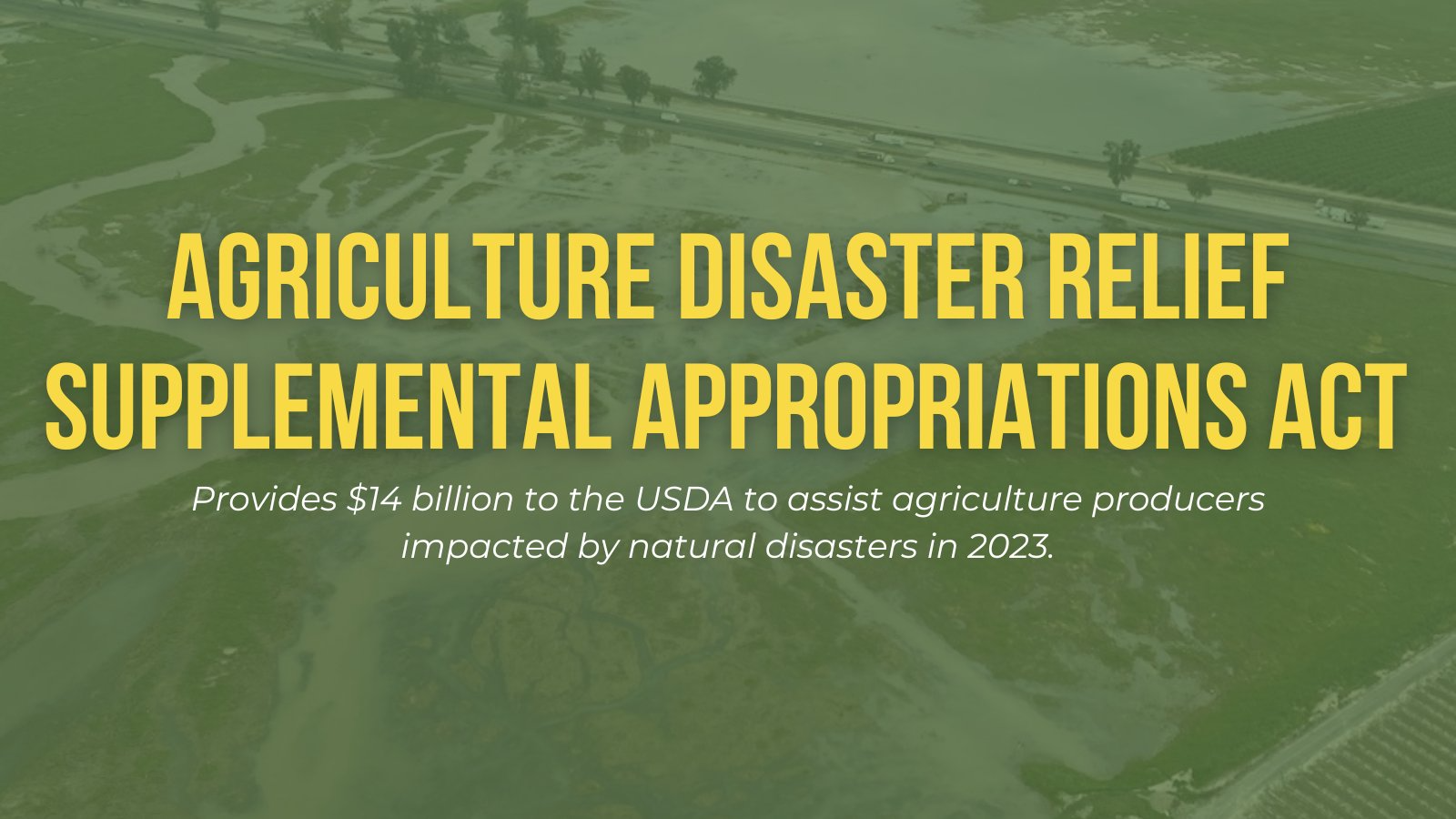 Agriculture Disaster Relief Supplemental