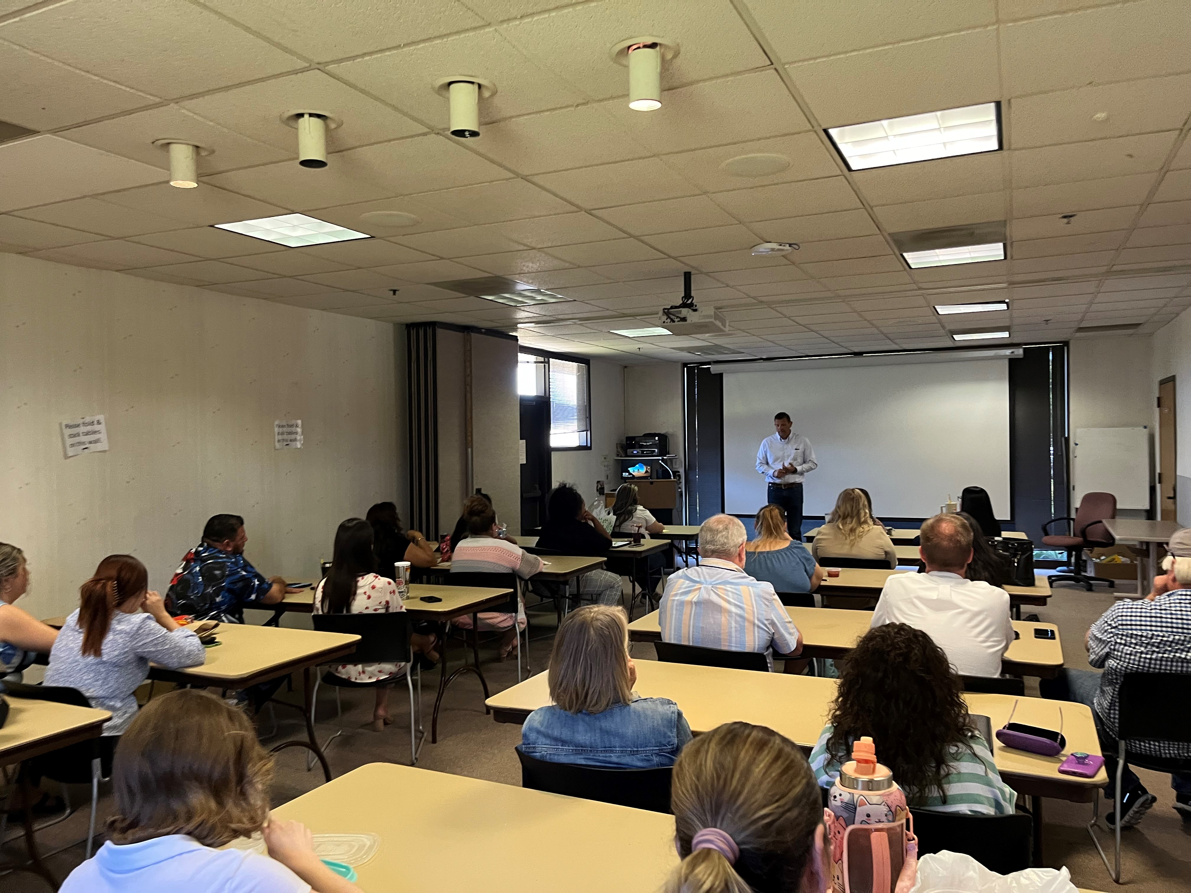 Rep. Valadao speaking at the Kings County Brown Bag