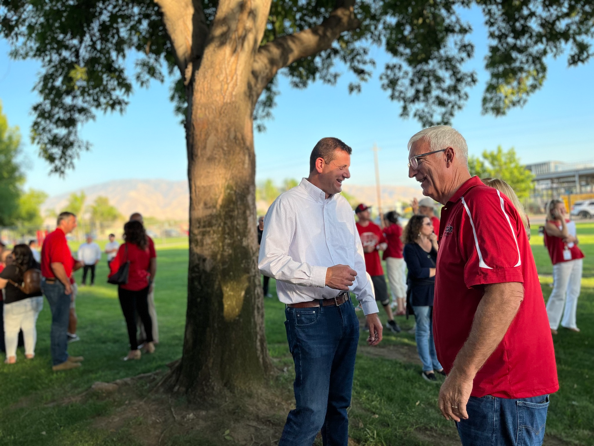 Rep. Valadao attends unveiling of the new Larry Hallum Library at Arvin High School