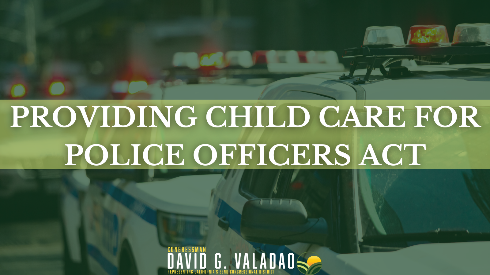Providing Child Care for Police Officers Act