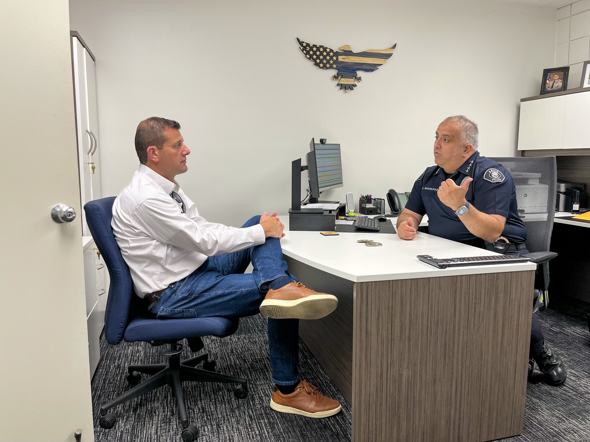 Rep. Valadao participates in ride along with Arvin Police Chief