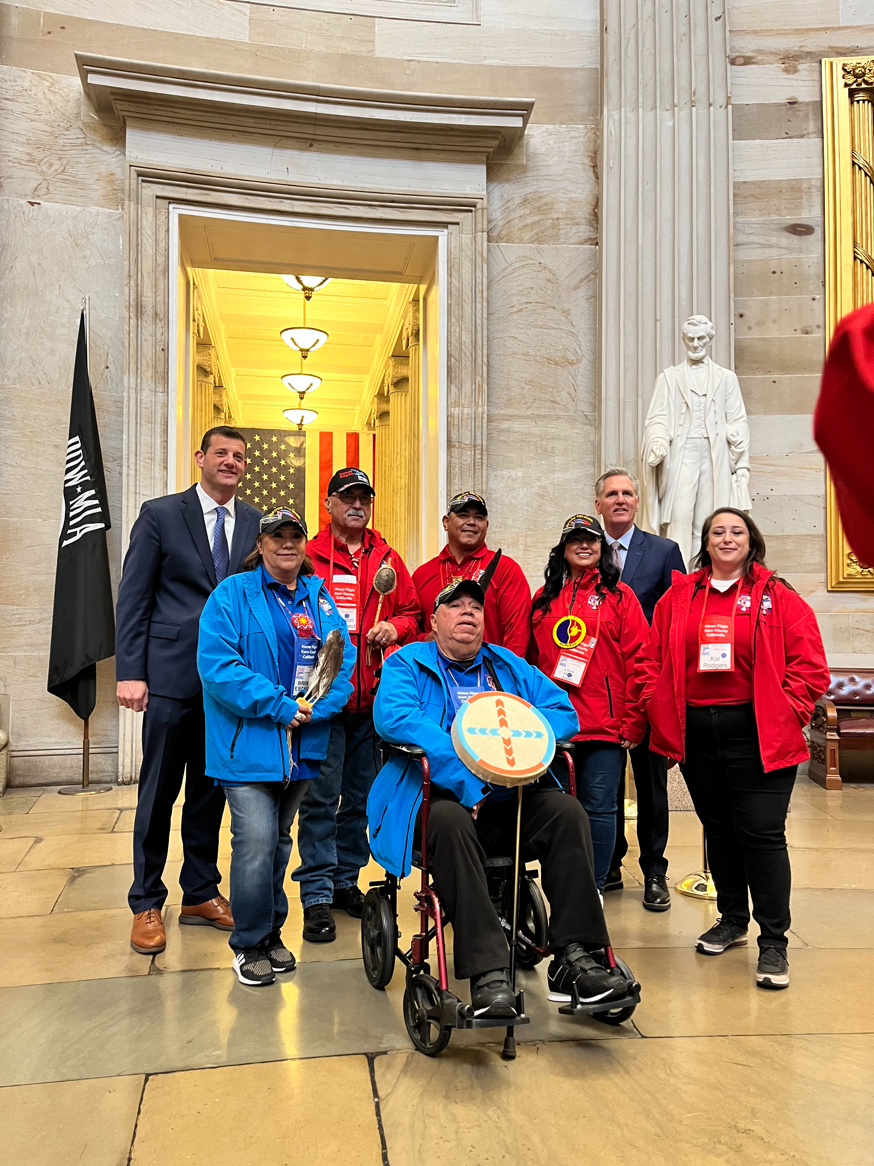 Rep. Valadao welcomes veterans to the Capitol