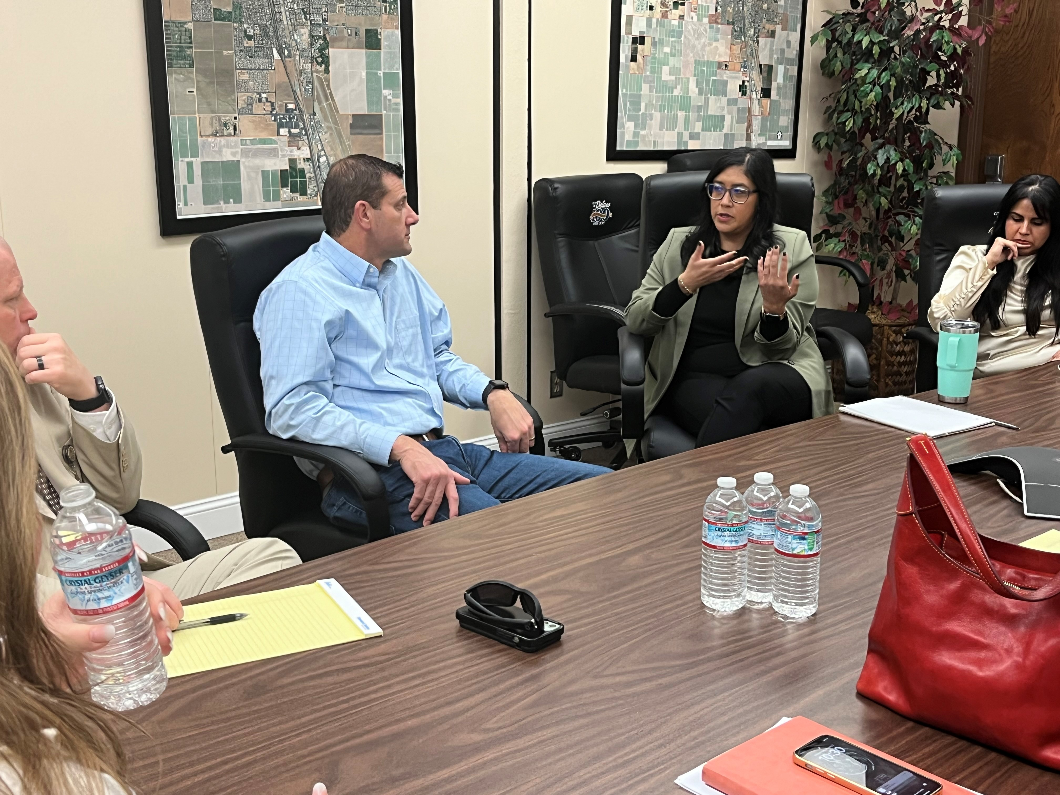 Rep. Valadao meets with leaders from the city of Delano