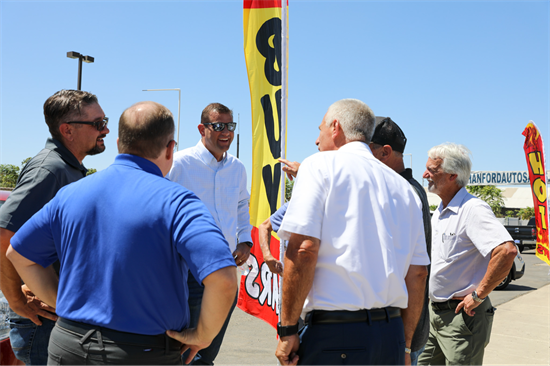 Rep. Valadao speaking with Hanford City Leaders, Local Business Owners