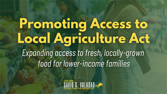 Promoting Access to Local Agriculture Act