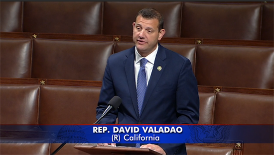 Rep. Valadao speaks on the House Floor during National Dairy Month