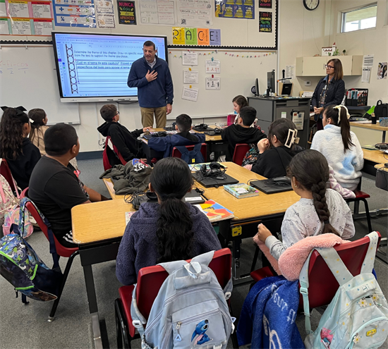 Touring Richland School District Family Resource Center and Golden Oak Elementary School