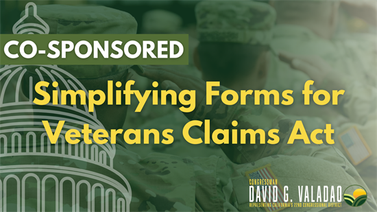 Simplifying Forms for Veterans Claims Act