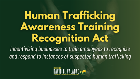 Human Trafficking Awareness Training Recognition Act