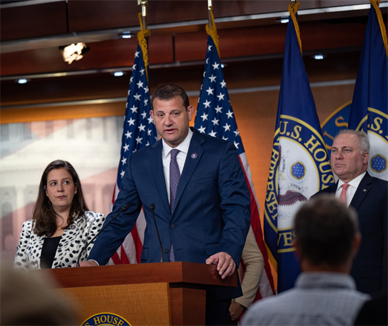 Rep. Valadao speaks at press conference with Republican Leadership
