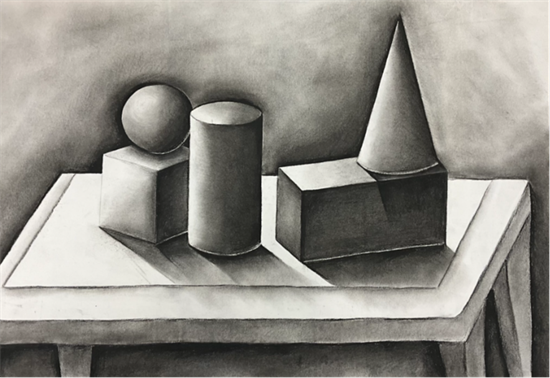 Charcoal, Still Life