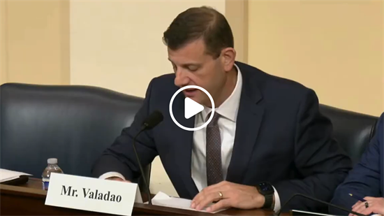 Addressing VA Subcommittee on Economic Opportunity